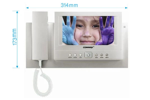 پک کامل آماده به نصب آیفون تصویری کوماکس ۷ اینچ حافظه دار